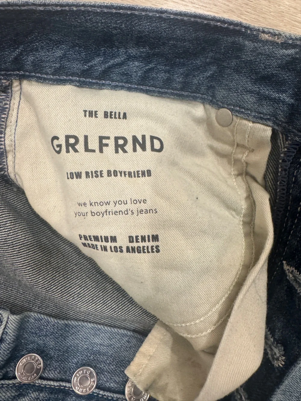 GRLFRND Men's Distressed Washed Blue Straight Jeans - Picture 6 of 9